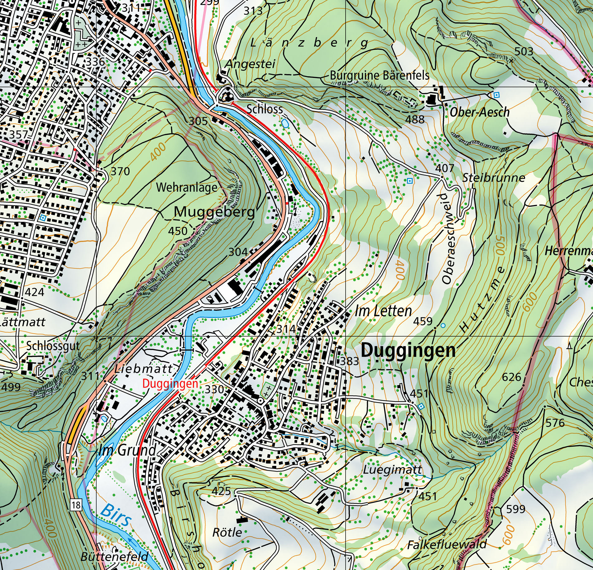 E17644 DU09 Swisstopo2021 Duggingen